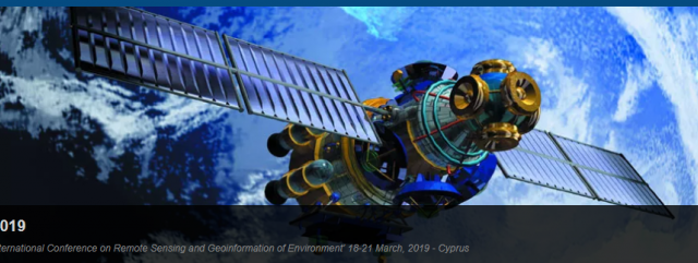 Presentation of ΑRTEMIS project works at the 7th International Conference on Remote Sensing and Geoinformatics of Environment “RSCy2019, Pafos, Cyprus